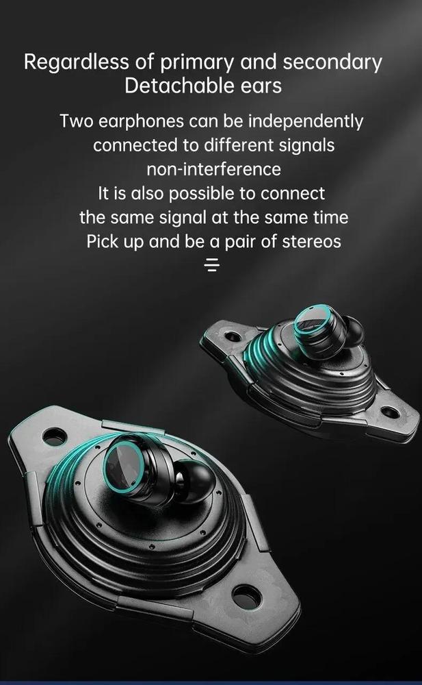 M25 Wireless Gaming Earbuds Black ABS Bluetooth 5.0 - Image 6