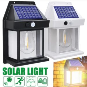 Solar Sensor Lamp motion activated Rechargeable ABS plastic