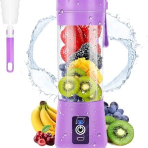 Purple Electric Juicer Blender For Home & Travel