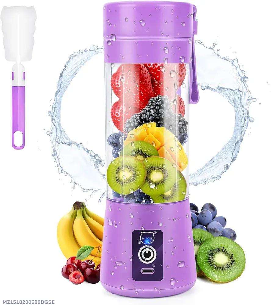 Purple Electric Juicer Blender For Home & Travel