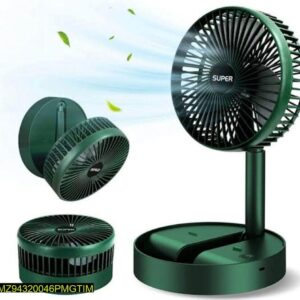 PORTABLE RECHARGEABLE FAN GREEN