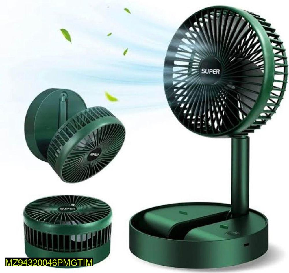 PORTABLE RECHARGEABLE FAN GREEN
