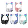 Cat headphones LED multicolour