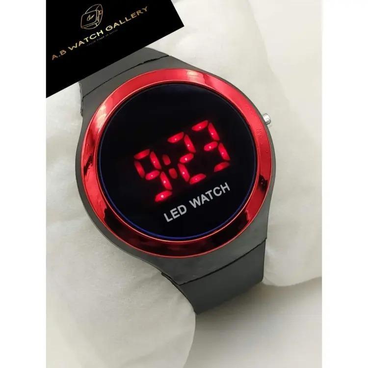 LED Watch For Boys Girls Black Silicone Casual Sports - Image 4