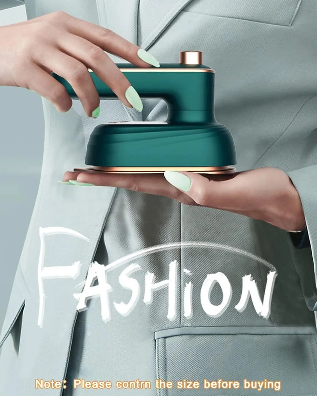 Green Steam Iron For Quick Wrinkles Remover - Image 6