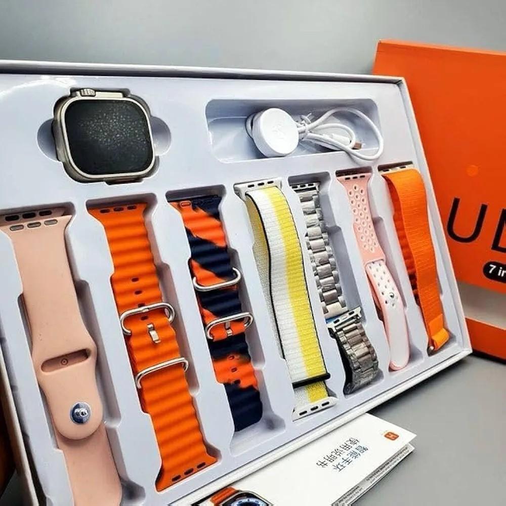 Smart Watch With 7 Belts & Water Resistant Design - Image 3