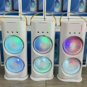 Portable USB Mini Fan White 360° Rotatable