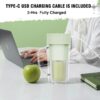 Electric Juice Cup Mint Green 50ml Fast Charging