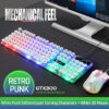 GTX300 Retro Punk Keyboard Mouse Set