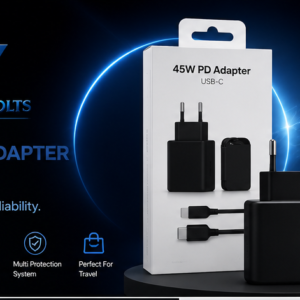 45W PD Charger for Android Phones & Earbuds