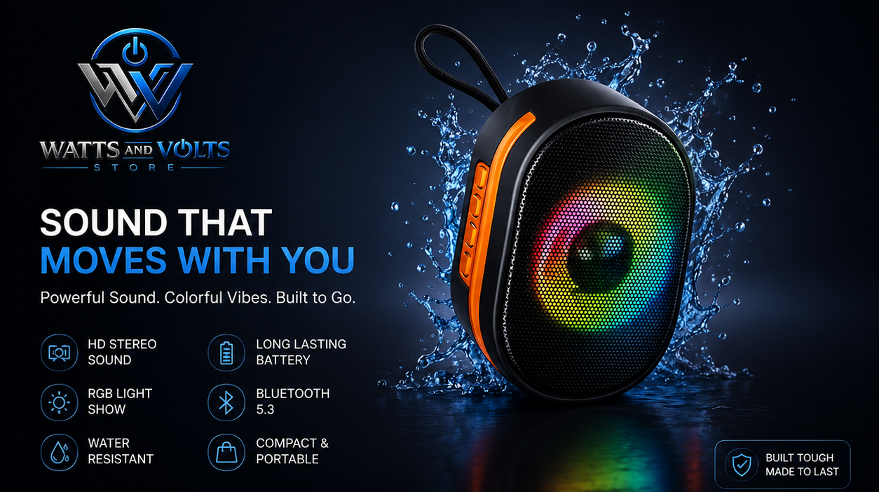 A768 Portable LED Wireless Speaker