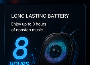 A768 Portable LED Wireless Speaker - Image 5