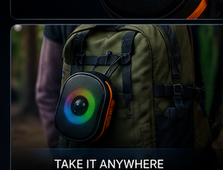 A768 Portable LED Wireless Speaker - Image 6