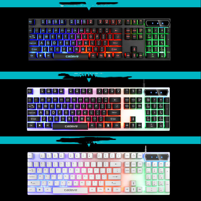 Colorful Backlit Gaming Usb Wired Gaming Keyboard - Image 4