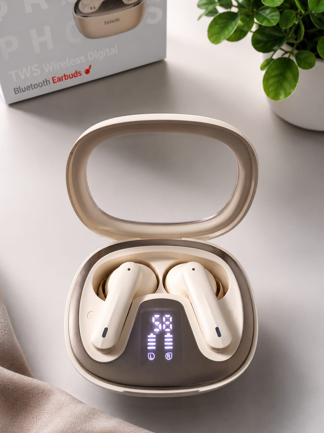 Toocki TWS Wireless Digital Bluetooth Earbuds