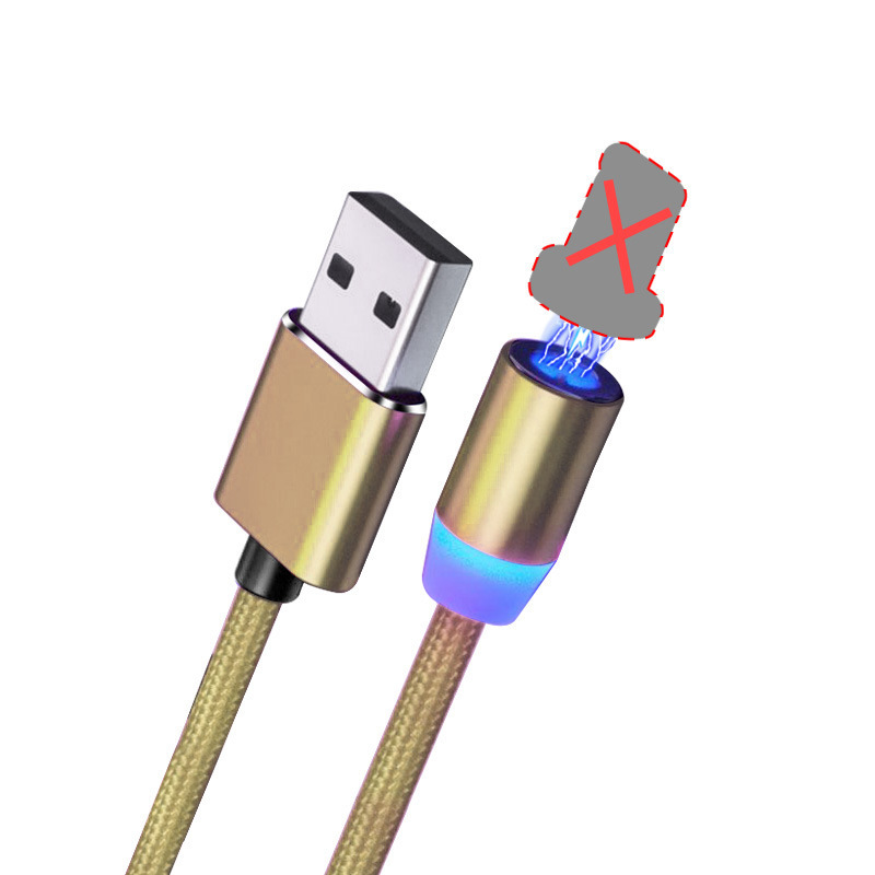 Magnetic Data Cable, Fast Charging, Flash Charging Tip, Car Charging Cable, Three In One - Image 5