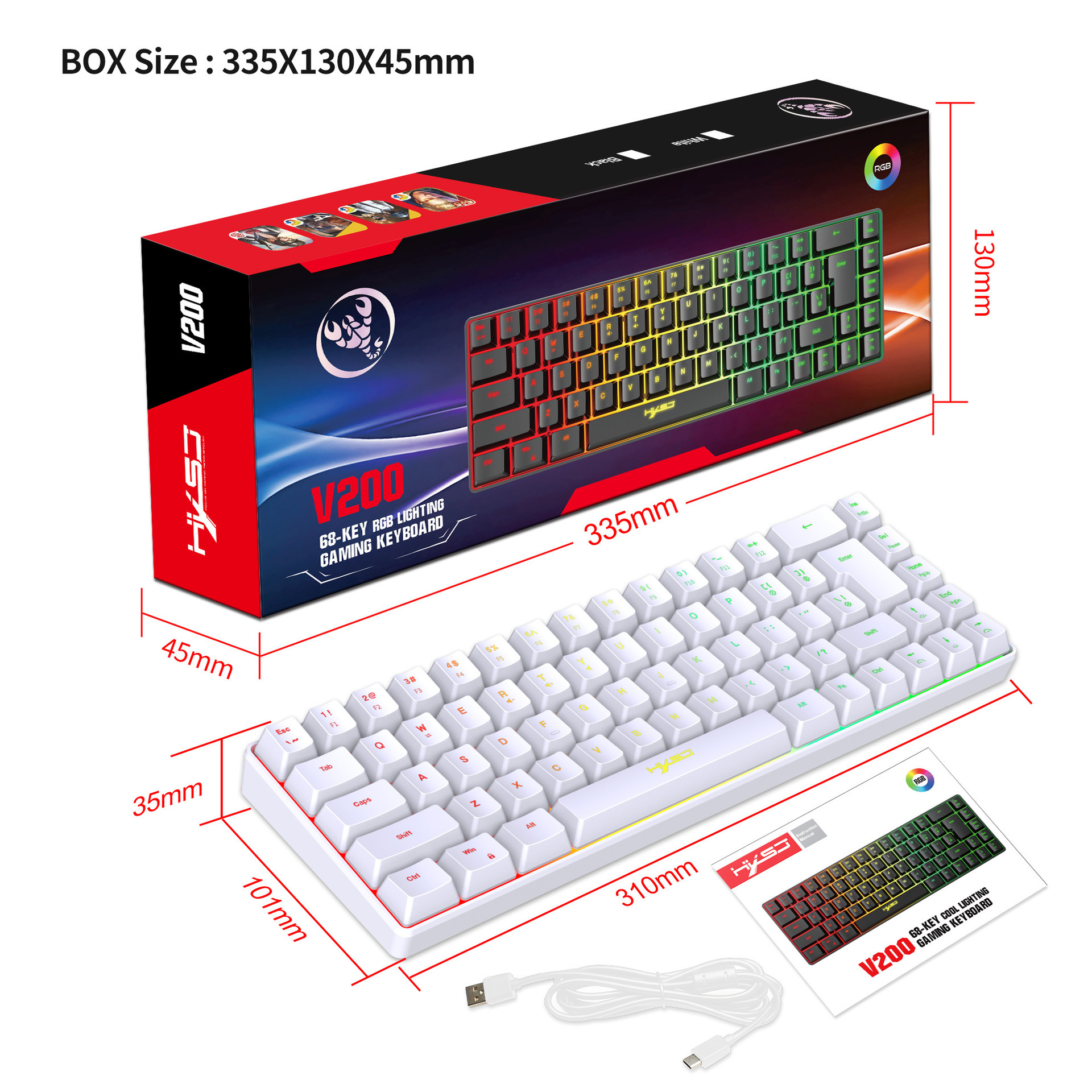 Mechanical Feeling Membrane Gaming Keyboard - Image 3