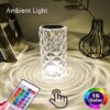 Crystal Rose Lamp Atmosphere Creative Led Table Lamp