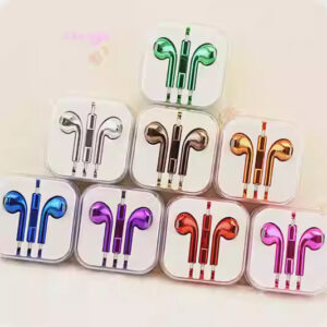 Color Plated Glossy Wired Earbuds