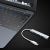 Notebook Type-C HUB 4-port USB Deconcentrator Aluminum Alloy Multi-port USB HUB Typec Docking Station