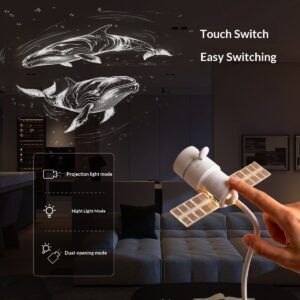 USB Projection Lamp Corporate Gift For Children Dual-mode Starry-sky Projector Night Light